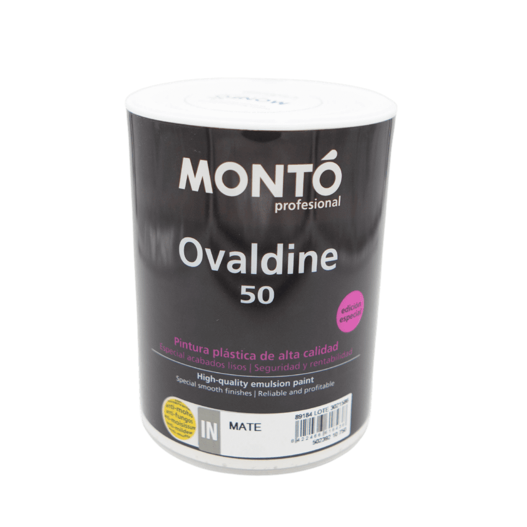 Bote de pintura plástica Montó Ovaldine 50