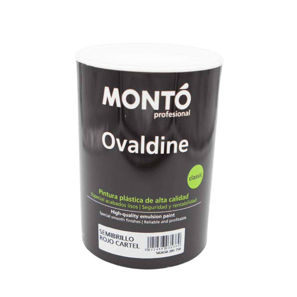 Bote de pintura plástica Montó Ovaldine classic